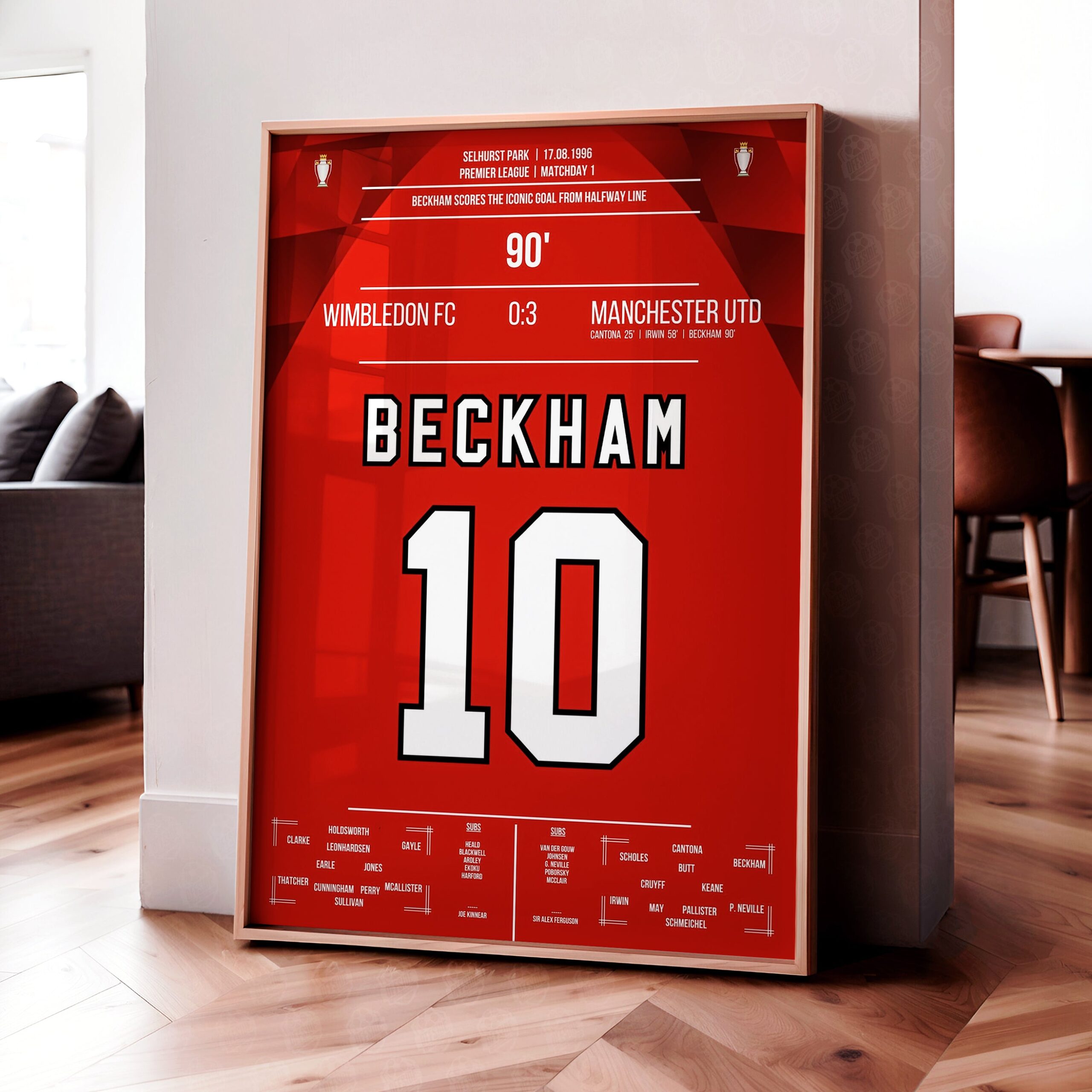David Beckham 'EPL Jersey' Poster