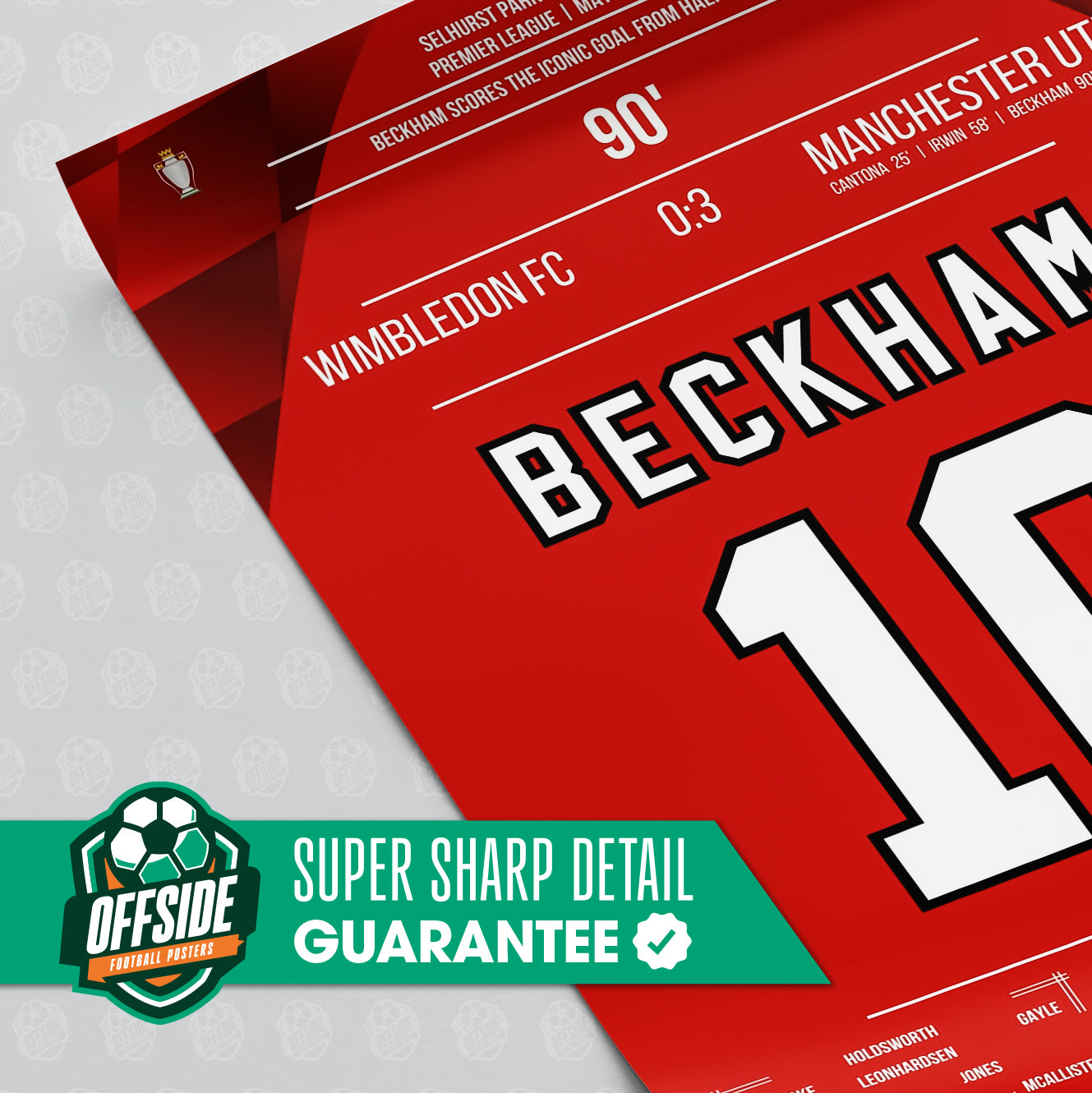 David Beckham 'EPL Jersey' Poster - Image 3