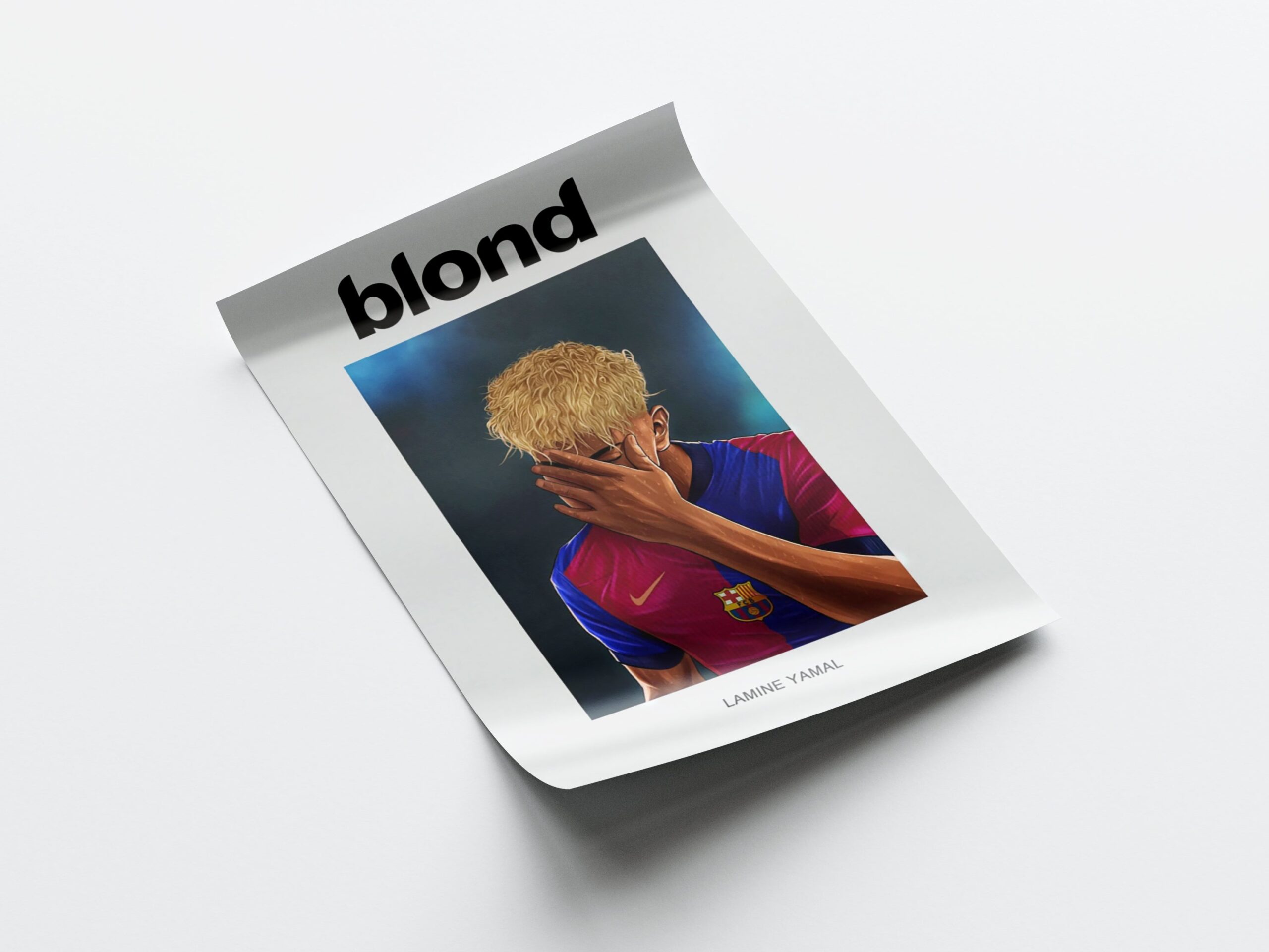 Lamine Yamal 'Blond' Poster - Image 4