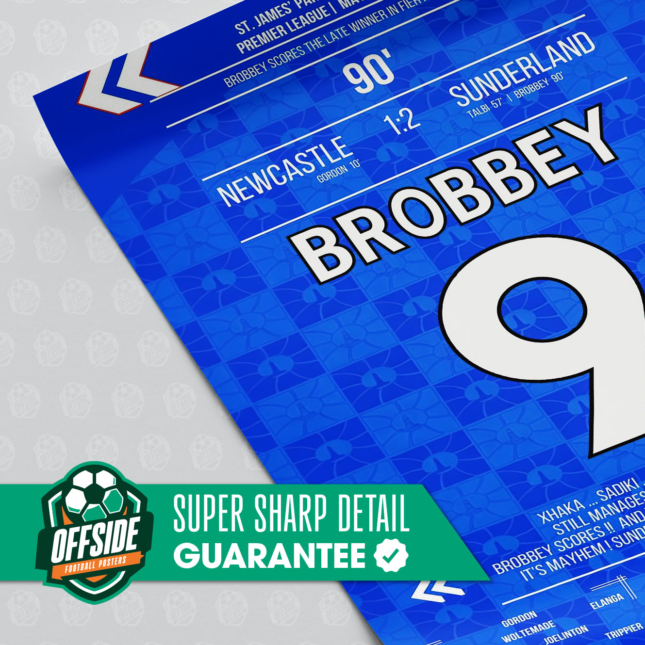 Brian Brobbey 'EPL Jersey' Poster - Image 3
