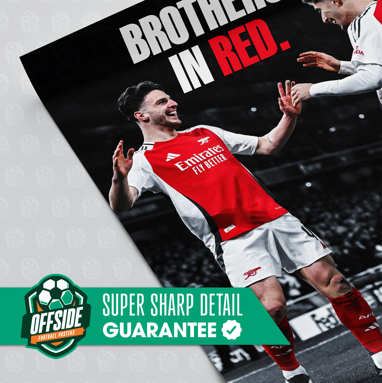 Rice & Havertz 'Brothers In Red' Poster - Image 3