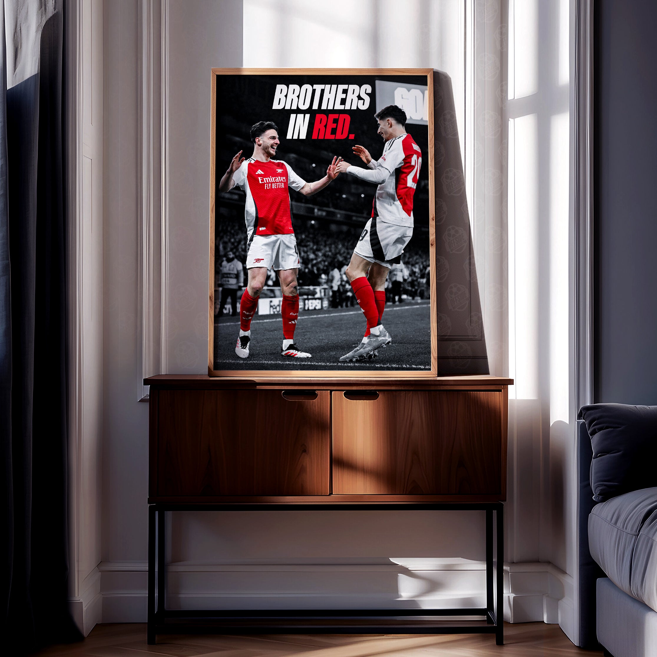Rice & Havertz 'Brothers In Red' Poster - Image 2