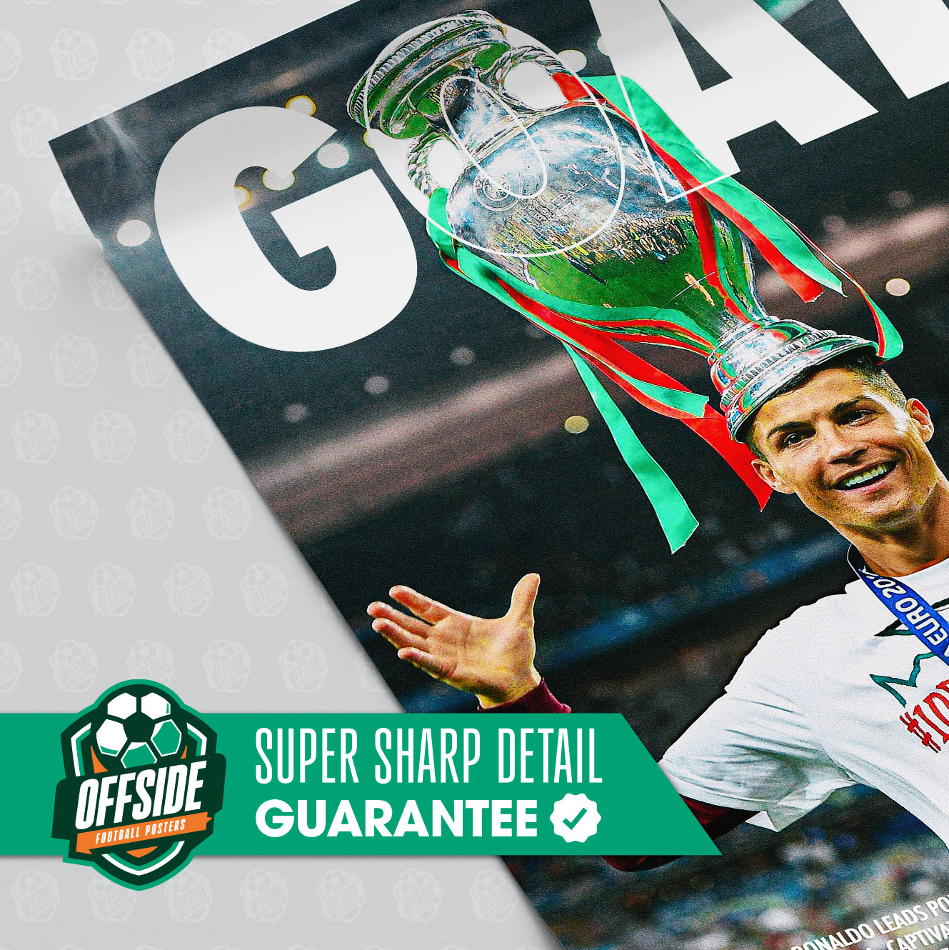 Cristiano Ronaldo 'GOAT' Poster - Image 3
