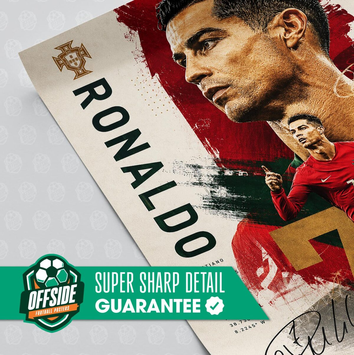 Cristiano Ronaldo 'Portugal' Poster - Image 3
