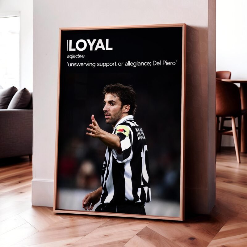 Alessandro Del Piero 'Loyal' Poster