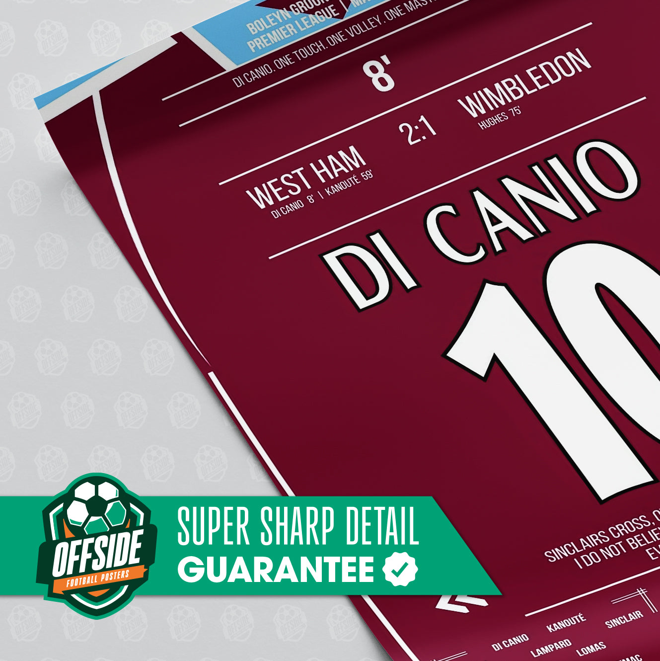 Paolo Di Canio 'EPL Jersey' Poster - Image 3