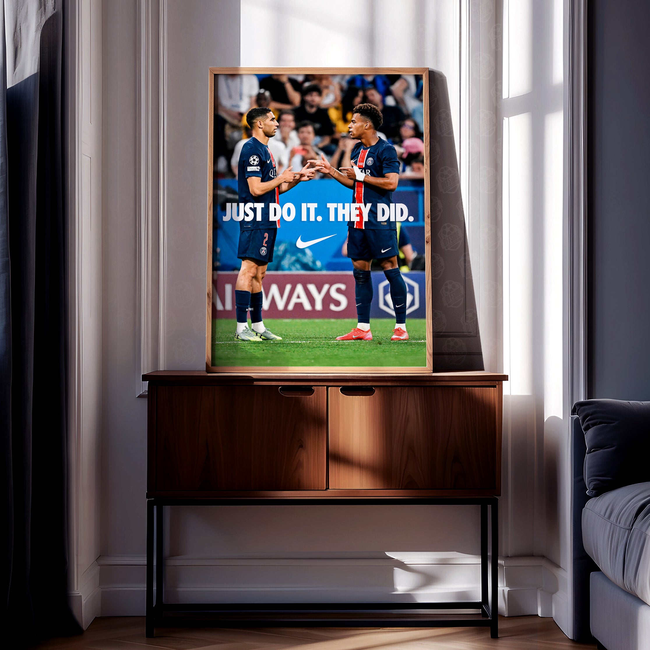 Desire Doue & Achraf Hakimi Poster - Image 2