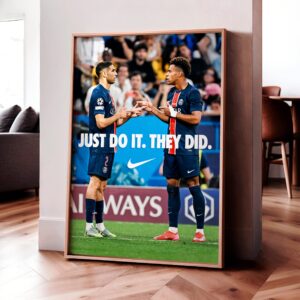 Desire Doue & Achraf Hakimi Poster