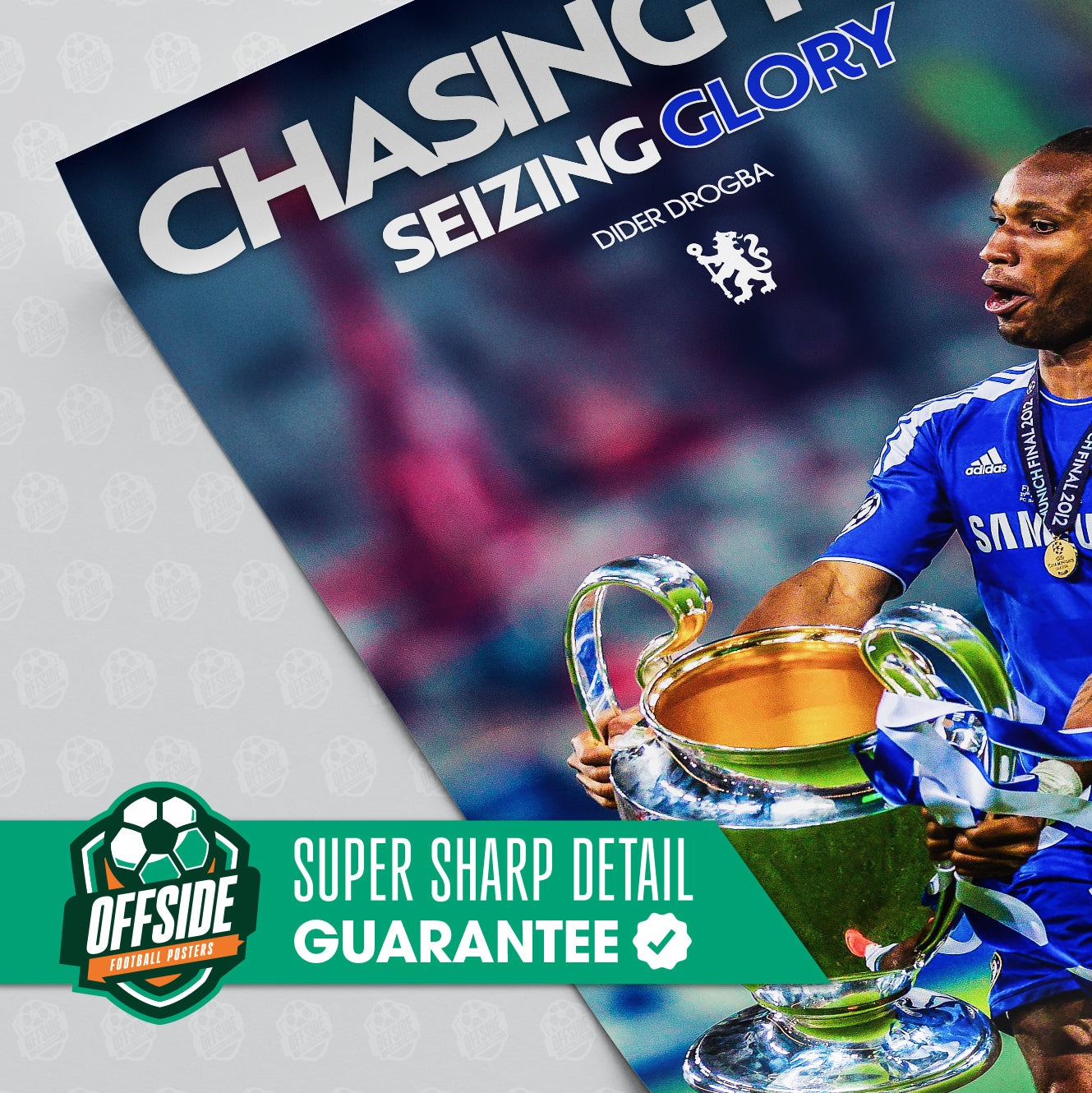 Didier Drogba 'Seizing Glory' Poster - Image 3
