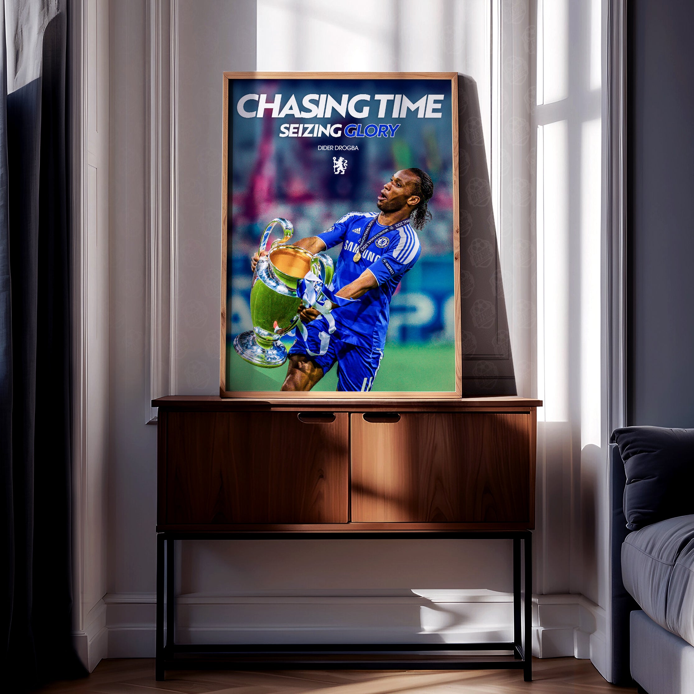 Didier Drogba 'Seizing Glory' Poster - Image 2