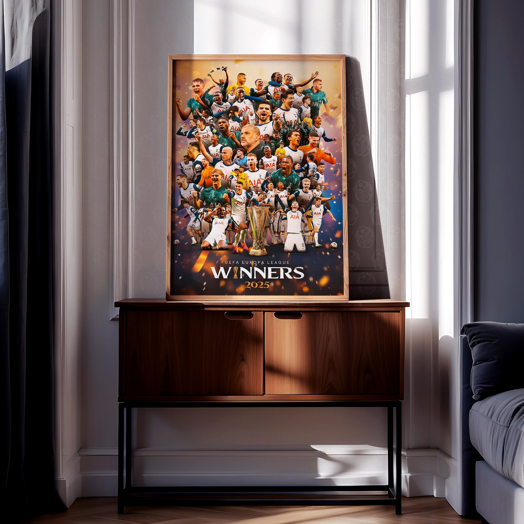 Spurs Europa League Winners Poster - Image 2
