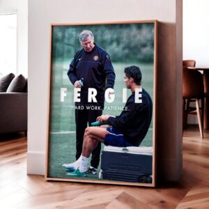 Fergie 'Hard Work. Patience.' Poster
