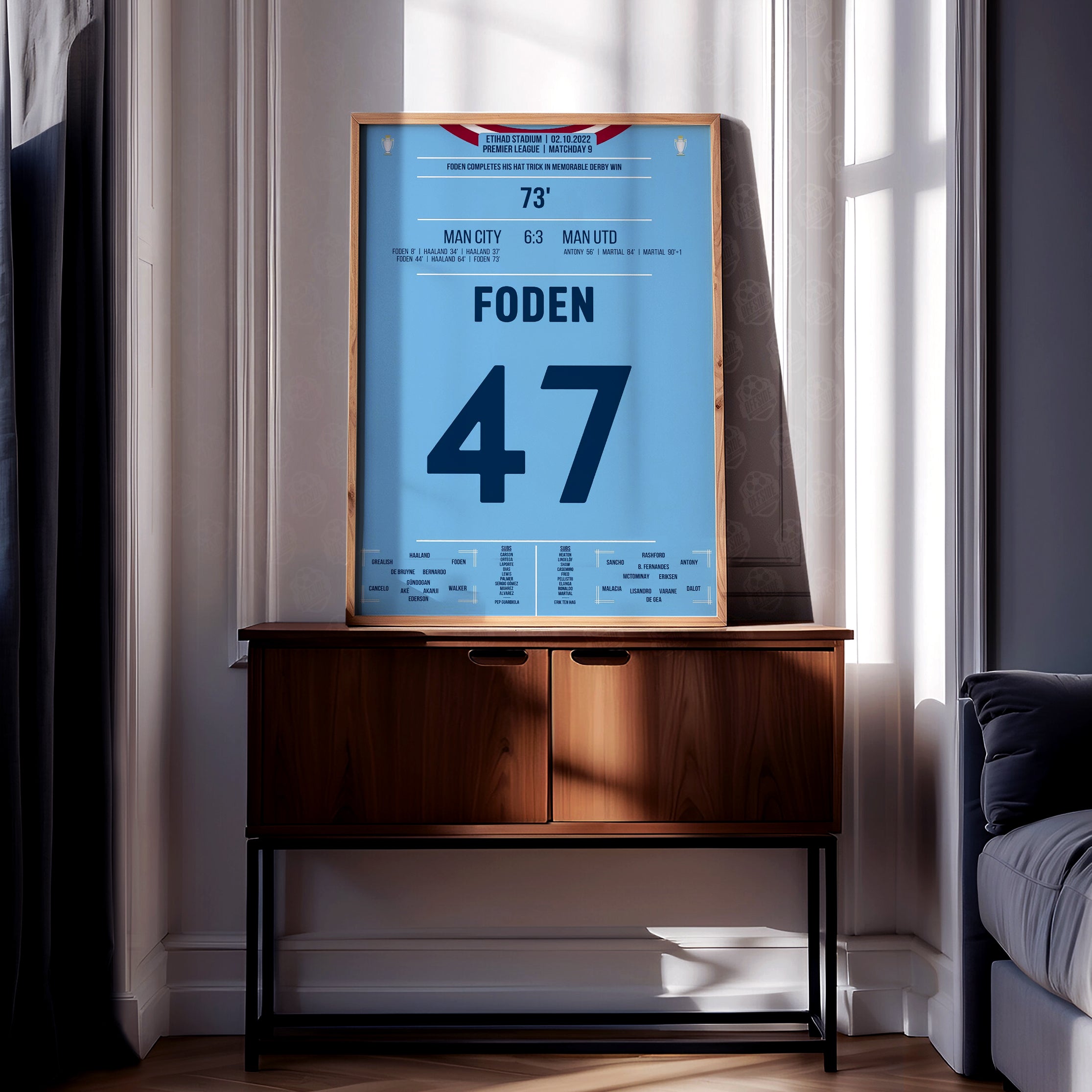 Phil Foden 'EPL Jersey' Poster - Image 2