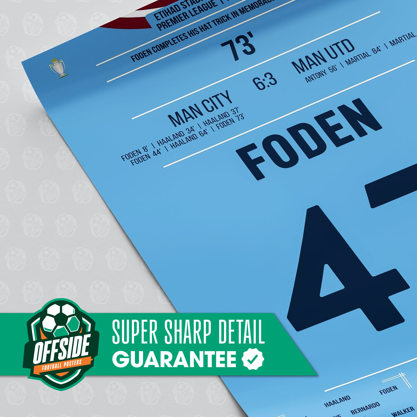 Phil Foden 'EPL Jersey' Poster - Image 3