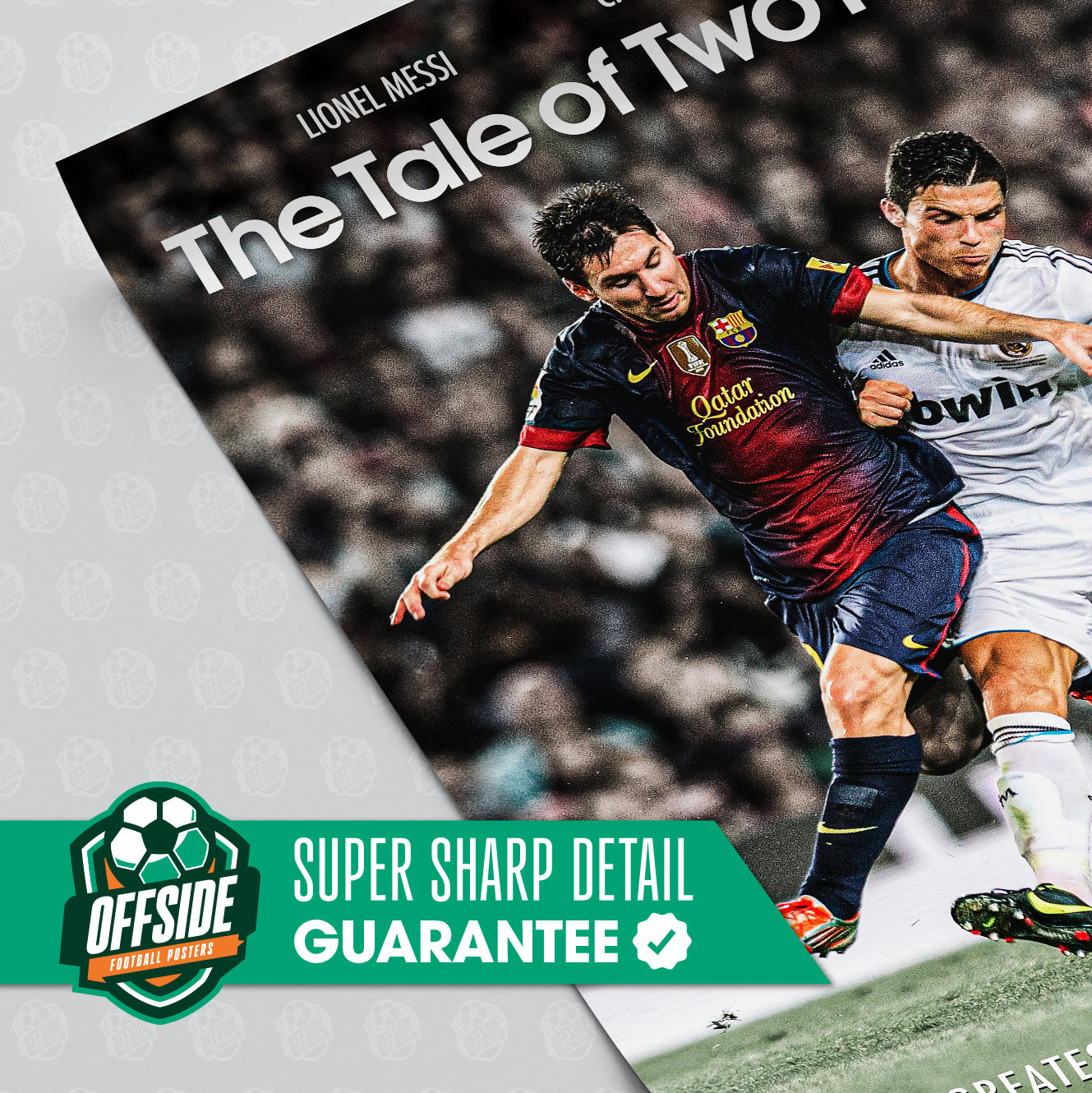 Messi & Ronaldo 'Foes' Poster - Image 3