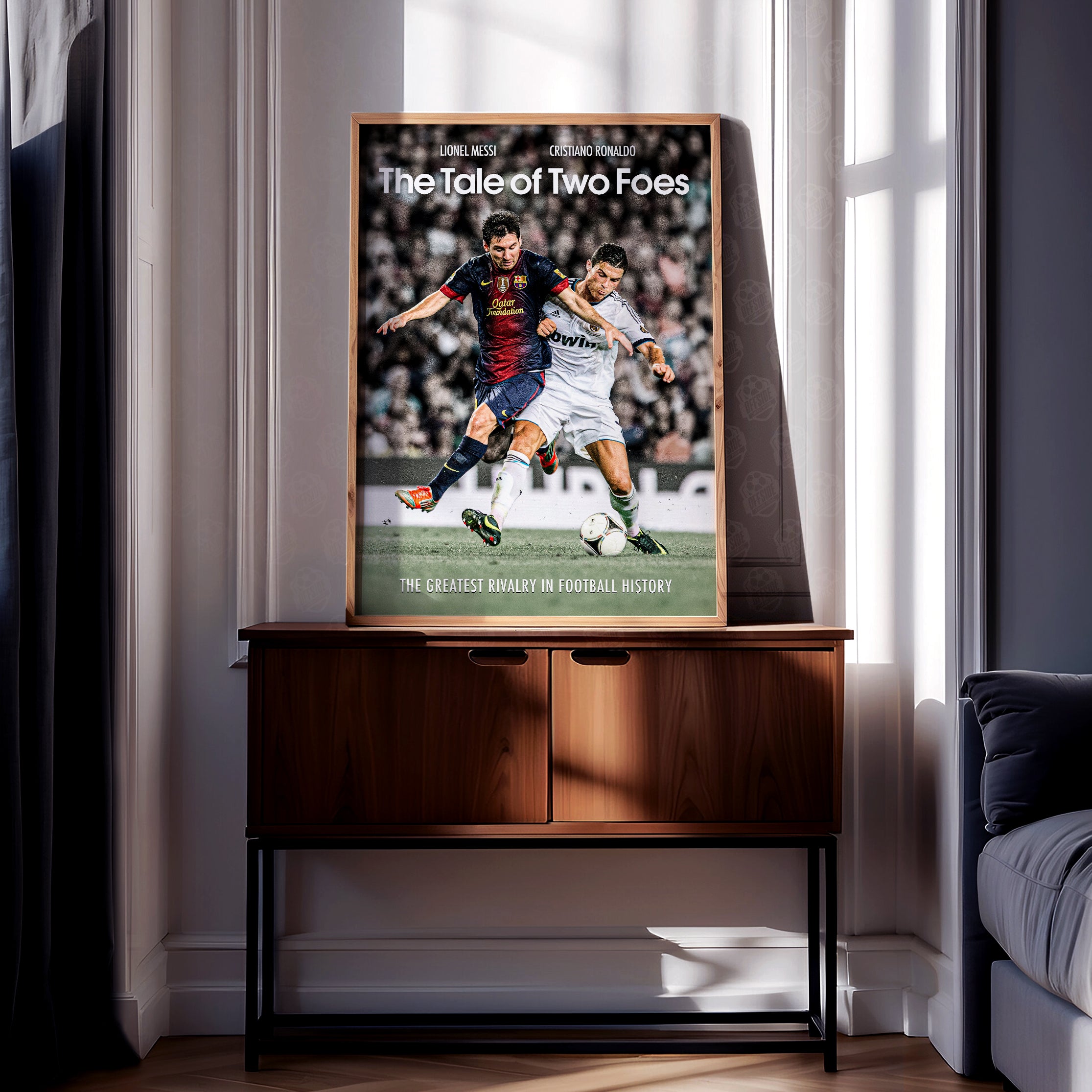 Messi & Ronaldo 'Foes' Poster - Image 2