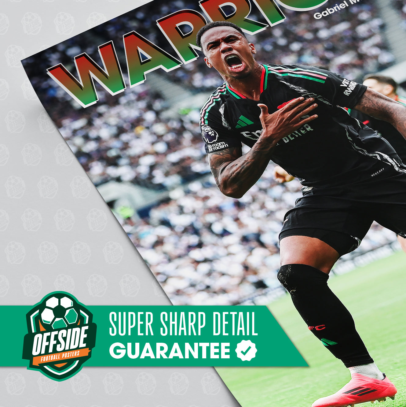 Gabriel Magalhaes 'Warrior' Poster - Image 3