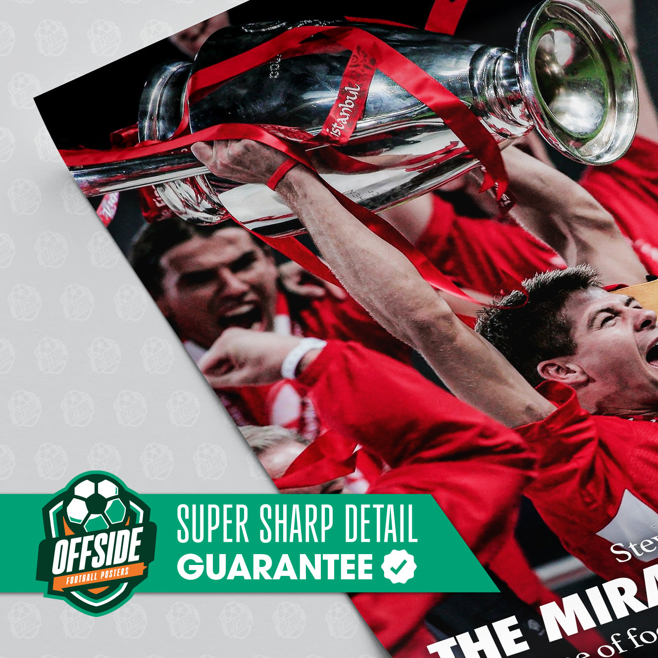 Steven Gerrard 'The Miracle In Istanbul' Poster - Image 3