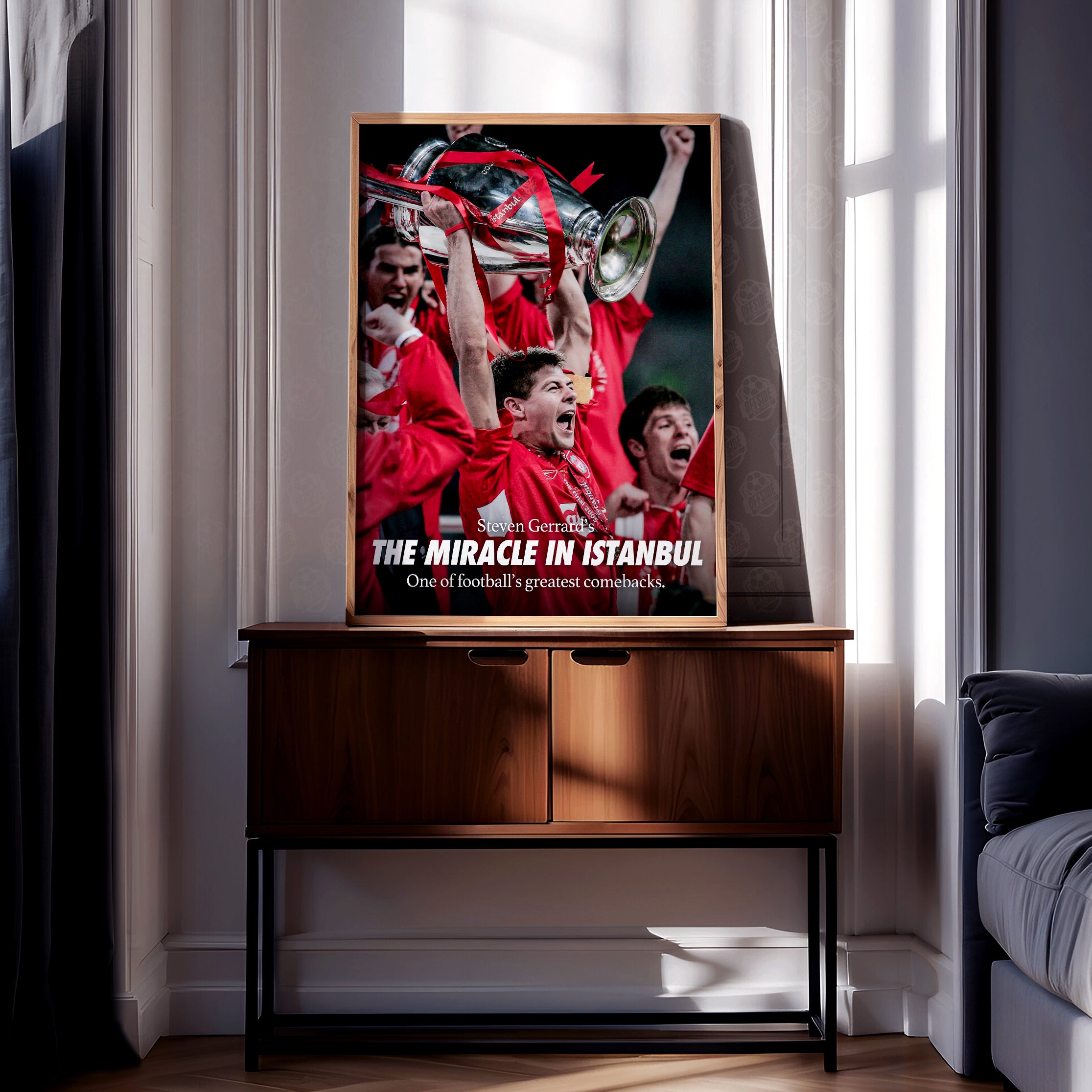 Steven Gerrard 'The Miracle In Istanbul' Poster - Image 2