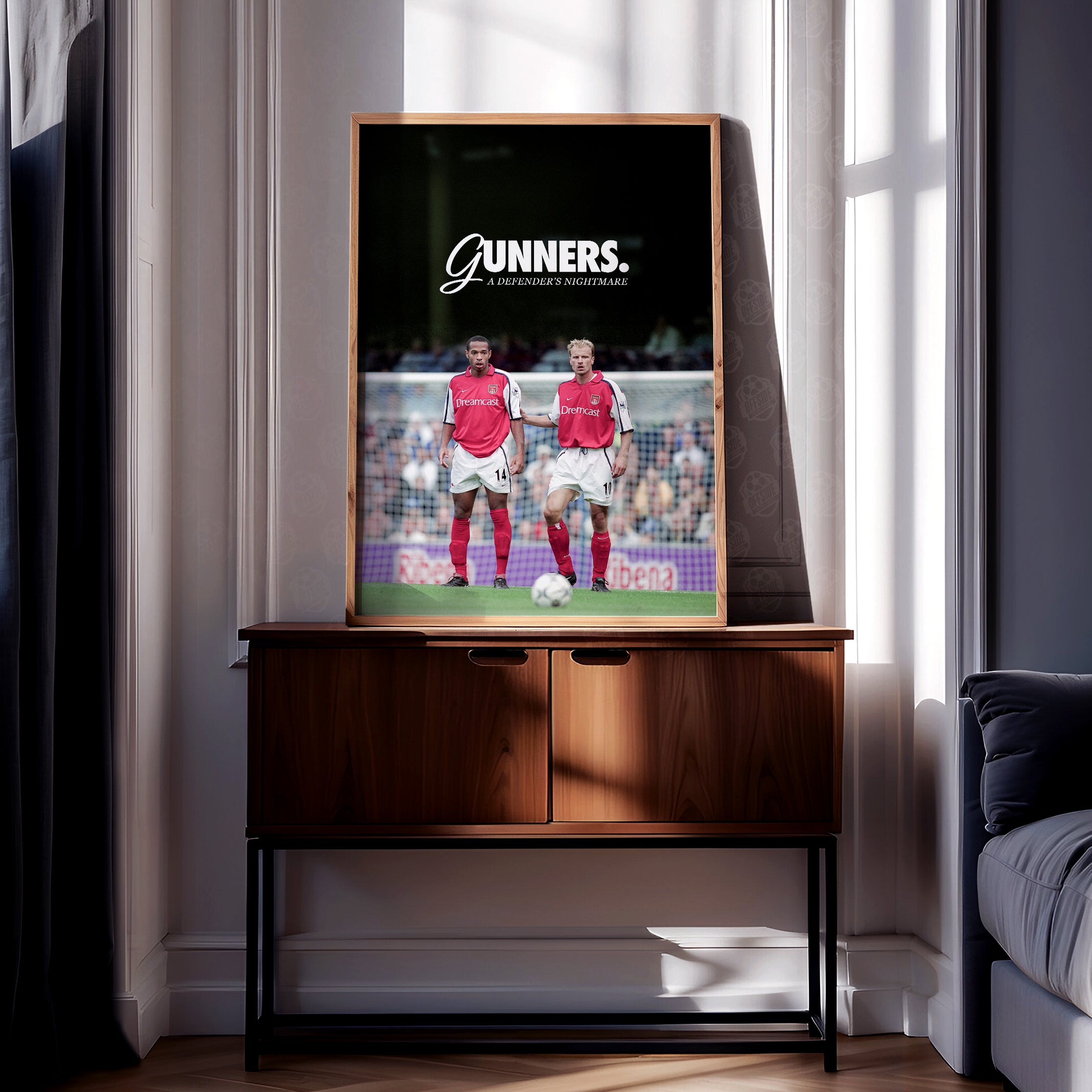 Thierry Henry & Dennis Bergkamp 'Gunners' Poster - Image 2