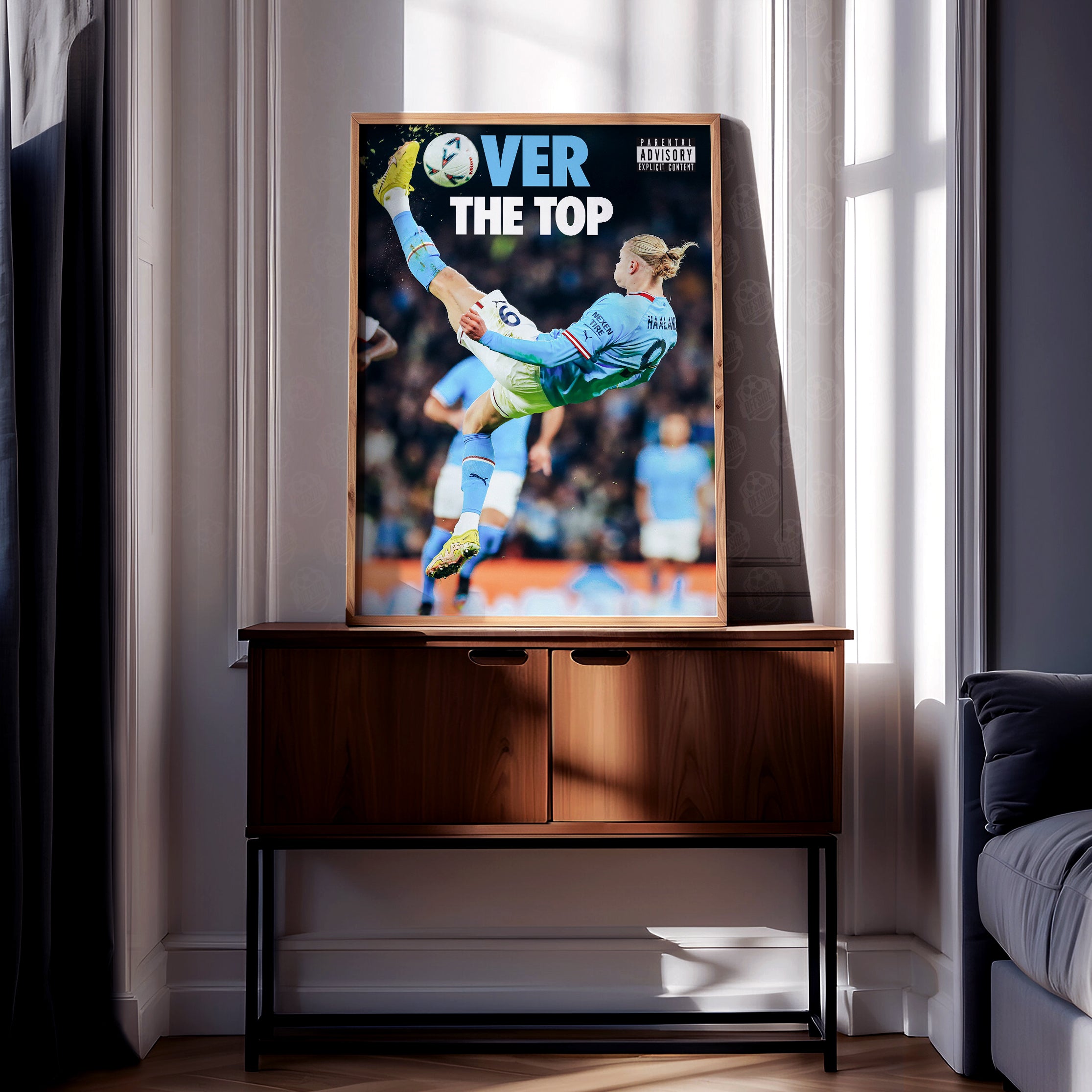 Erling Haaland 'Over The Top' Poster - Image 2