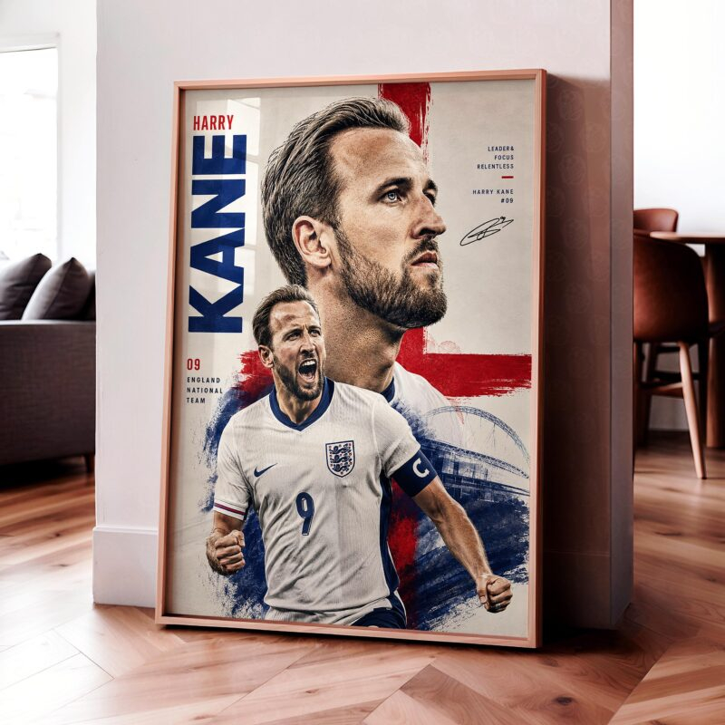 Harry Kane 'England' Poster