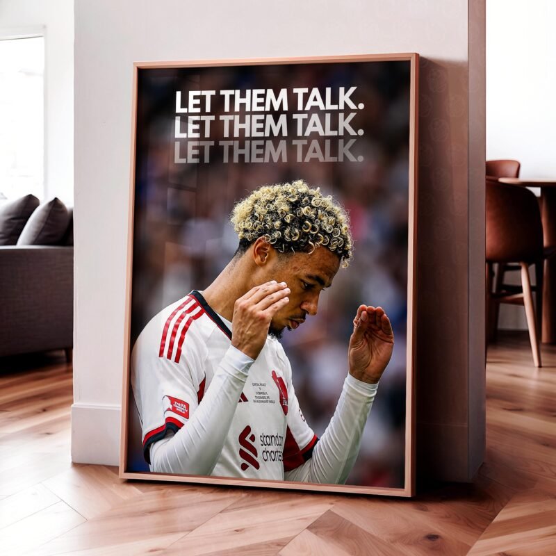 Hugo Ekitike 'Let Them Talk' Poster