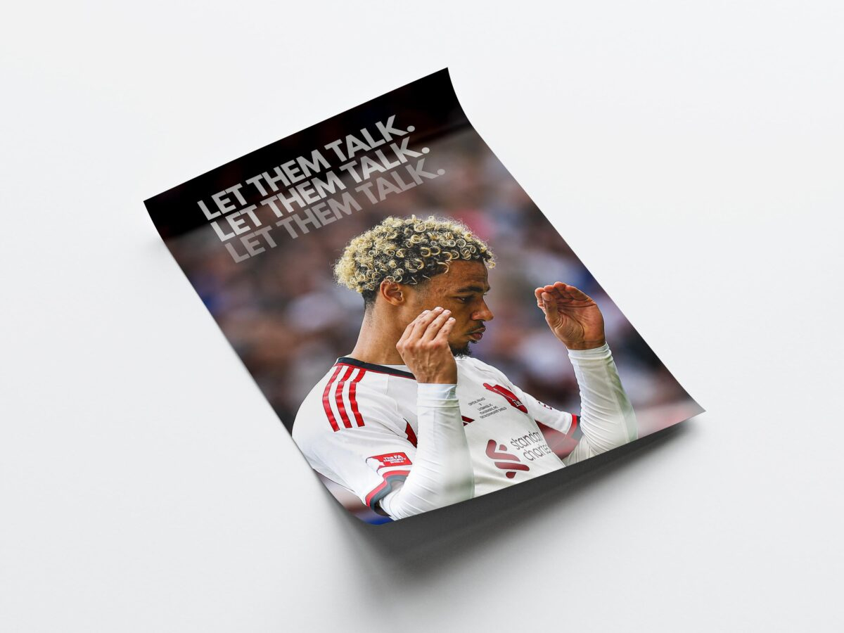 Hugo Ekitike 'Let Them Talk' Poster - Image 4