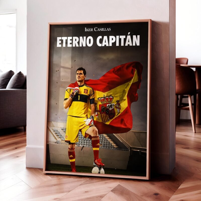 Iker Casillas 'Eterno Capitan' Poster