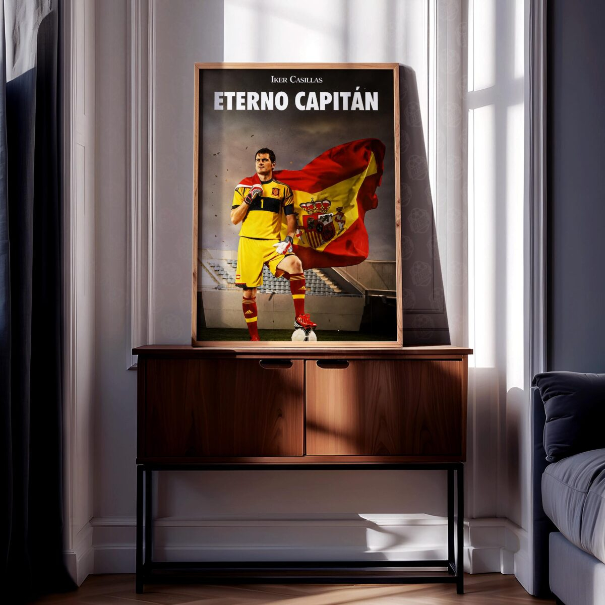 Iker Casillas 'Eterno Capitan' Poster - Image 2