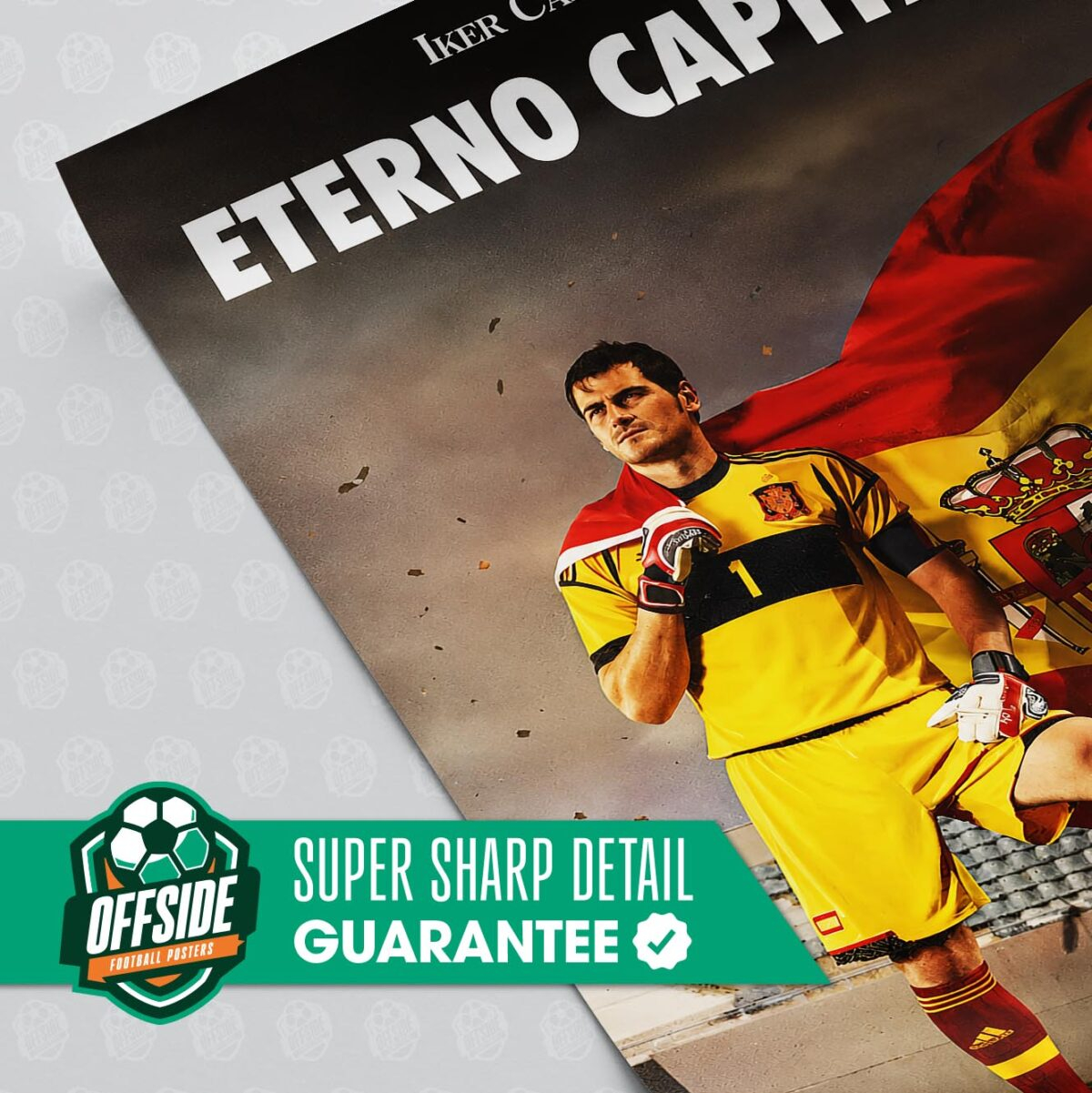 Iker Casillas 'Eterno Capitan' Poster - Image 3