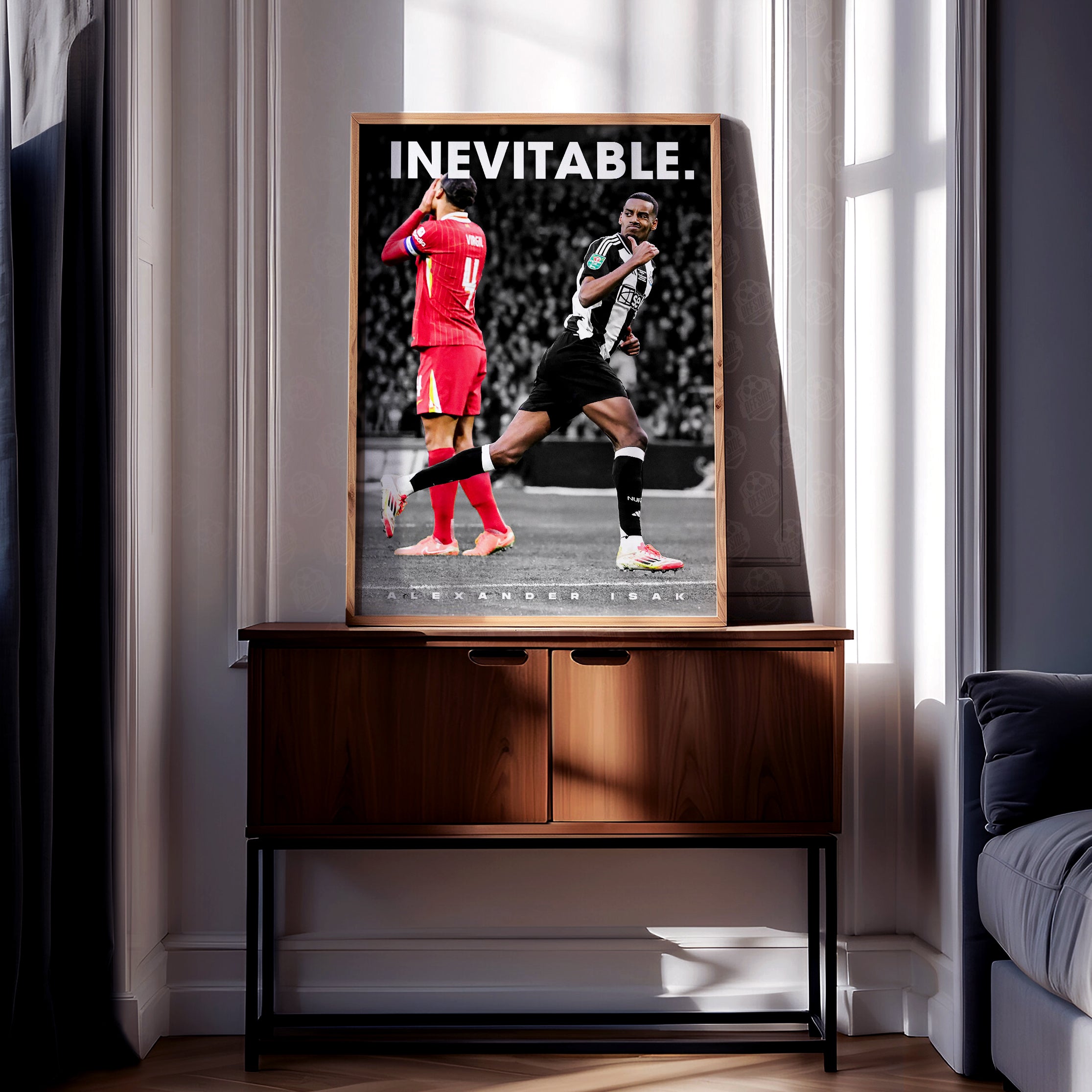 Alexander Isak 'Inevitable' Poster - Image 2