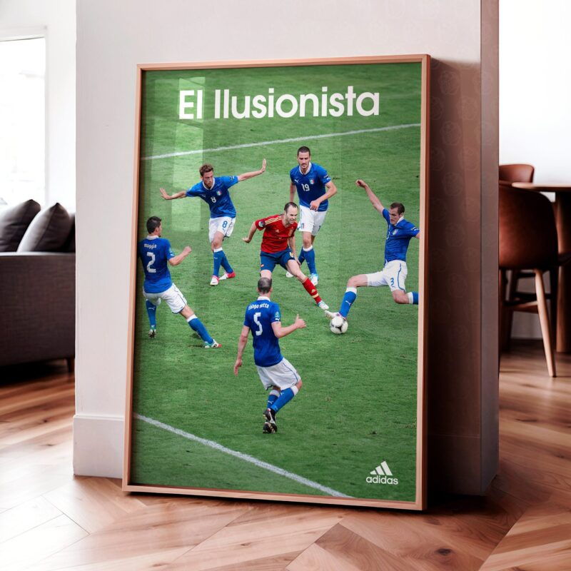 Andres Iniesta 'Illusionista' Poster