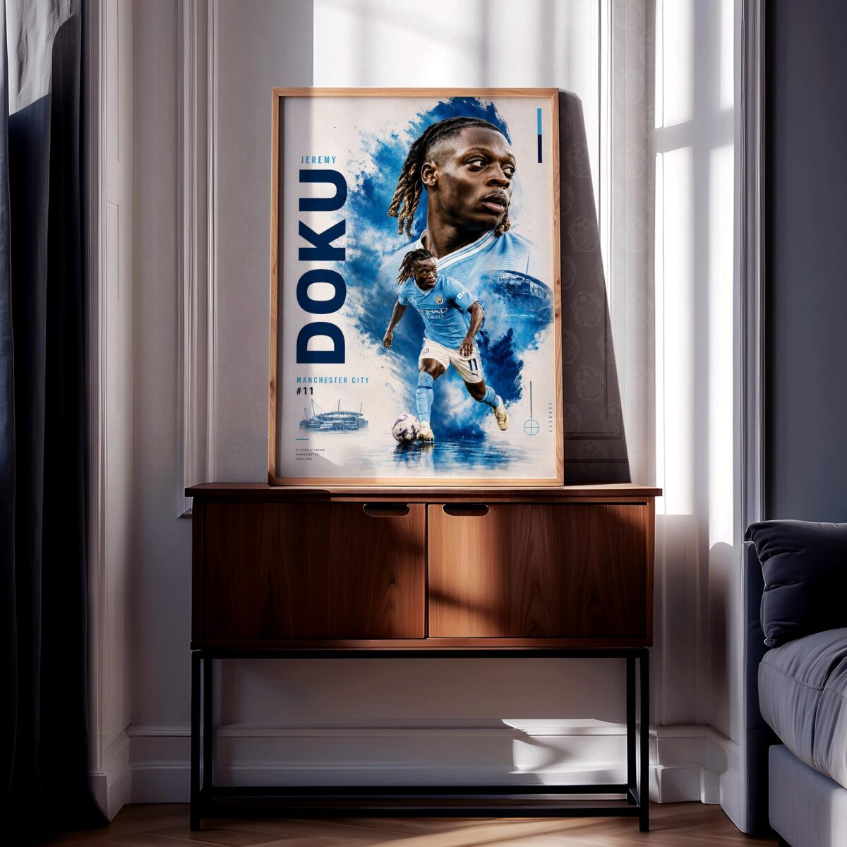 Jeremy Doku Poster - Image 2