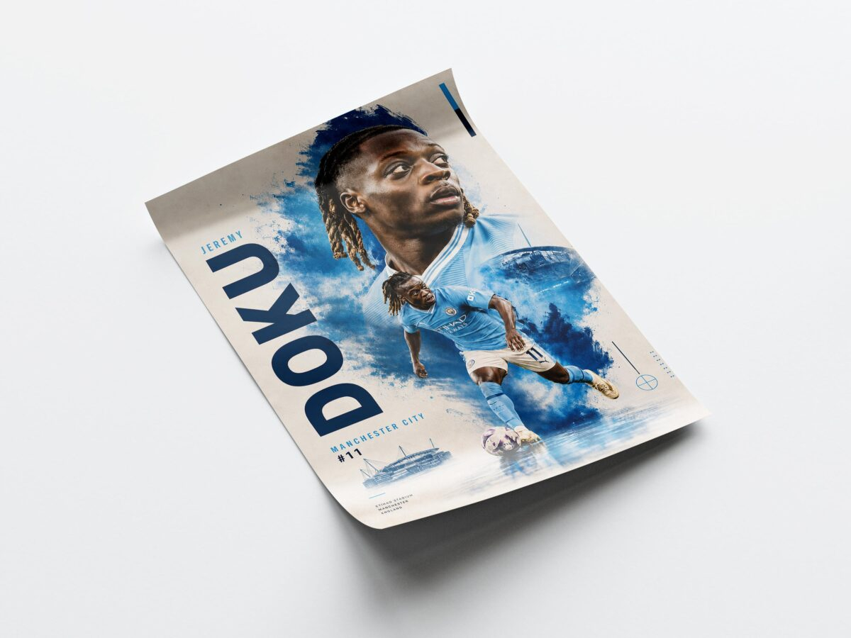 Jeremy Doku Poster - Image 4