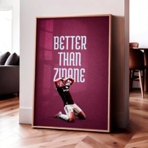 John McGinn 'Better Than Zidane' Poster