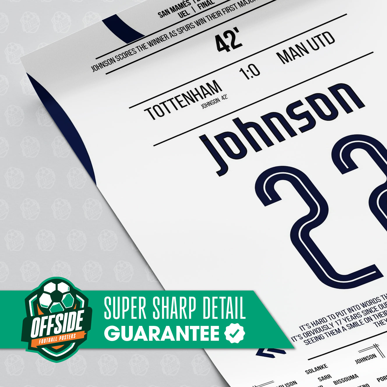 Brennan Johnson 'UEL Final Jersey' Poster - Image 3