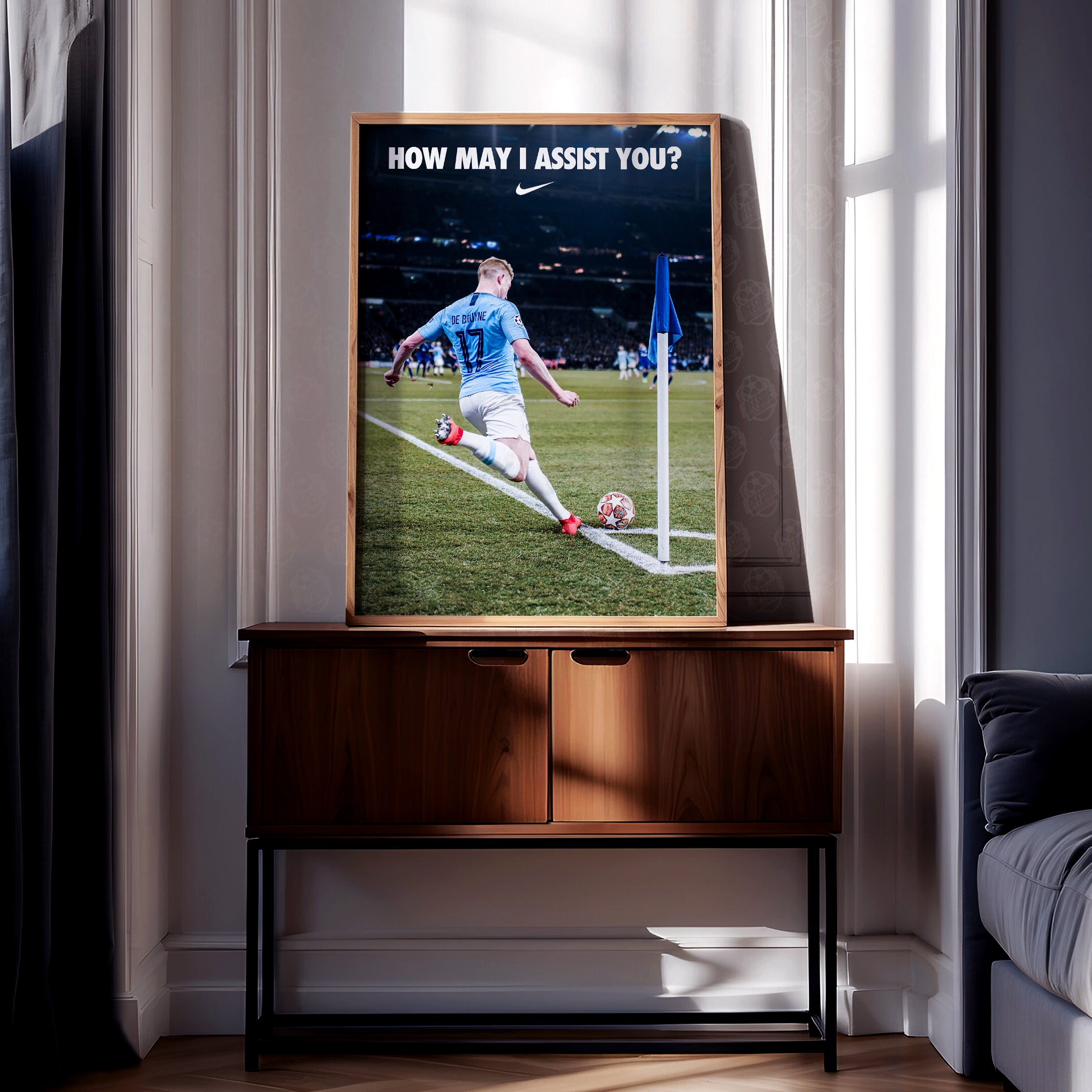 Kevin De Bruyne 'How May I Assist You' Poster - Image 2