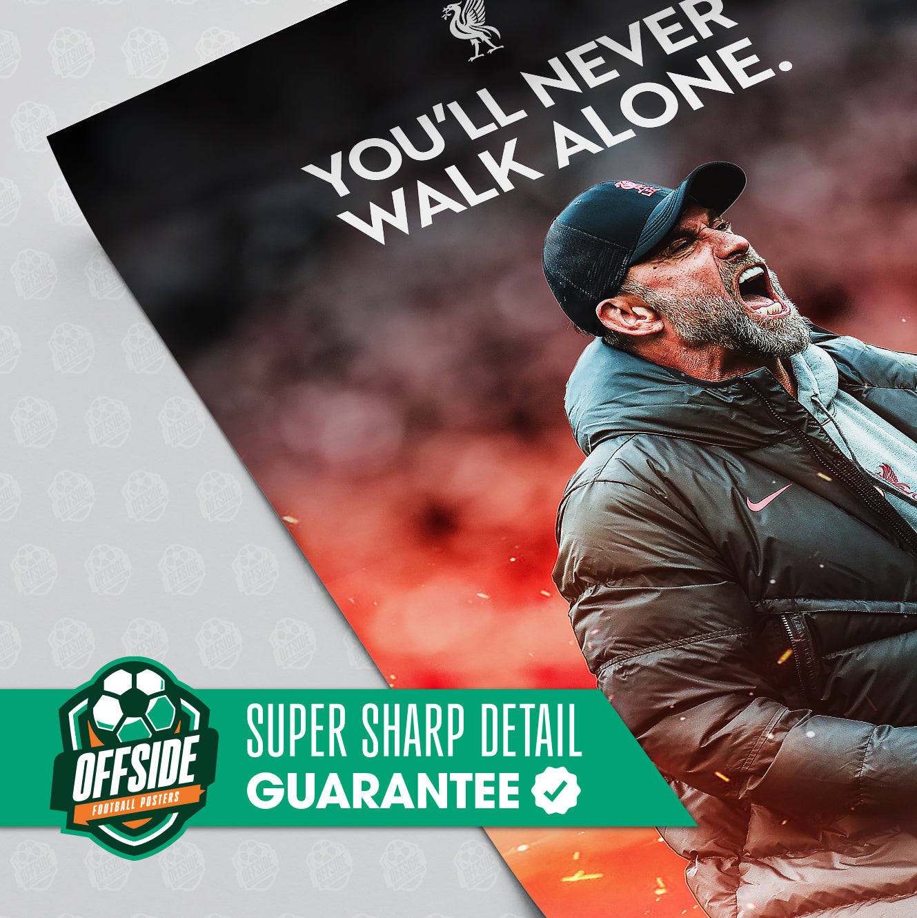 Jurgen Klopp 'YNWA' Poster - Image 3