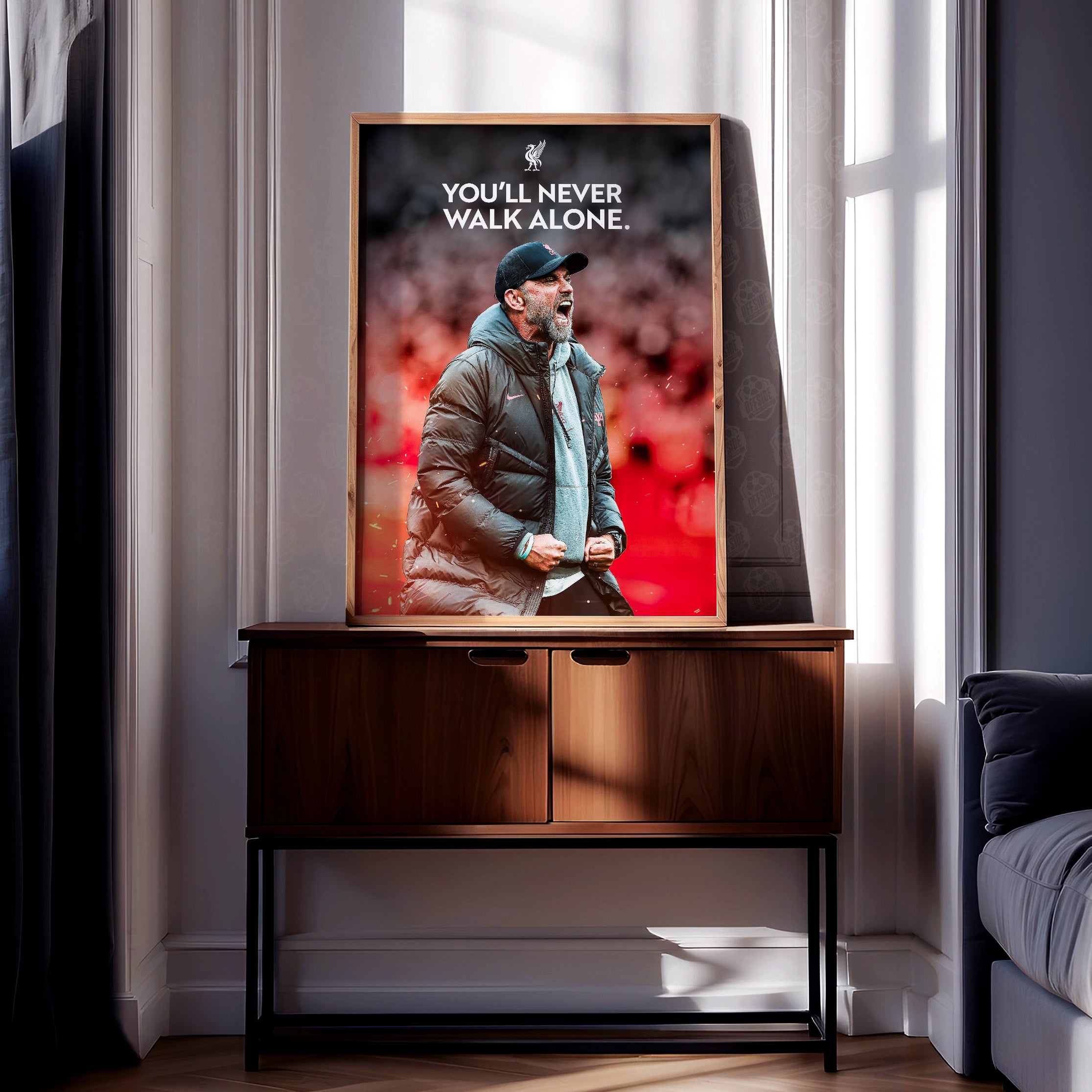 Jurgen Klopp 'YNWA' Poster - Image 2
