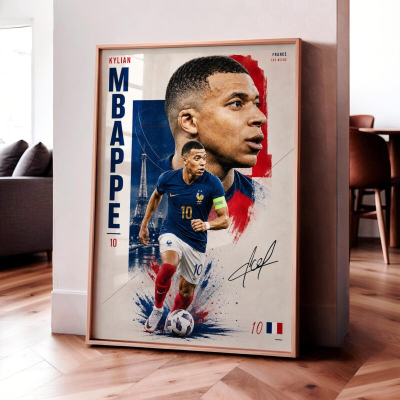 Kylian Mbappe 'France' Poster