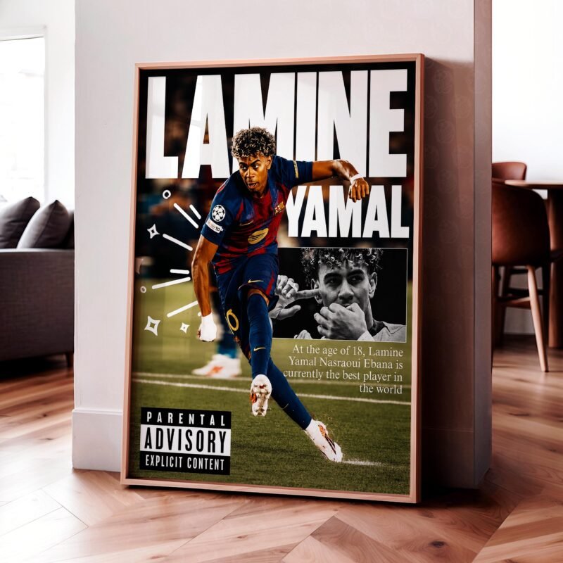Lamine Yamal 'Explicit Content' Poster