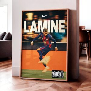 Lamine Yamal 'Parental Advisory' Poster