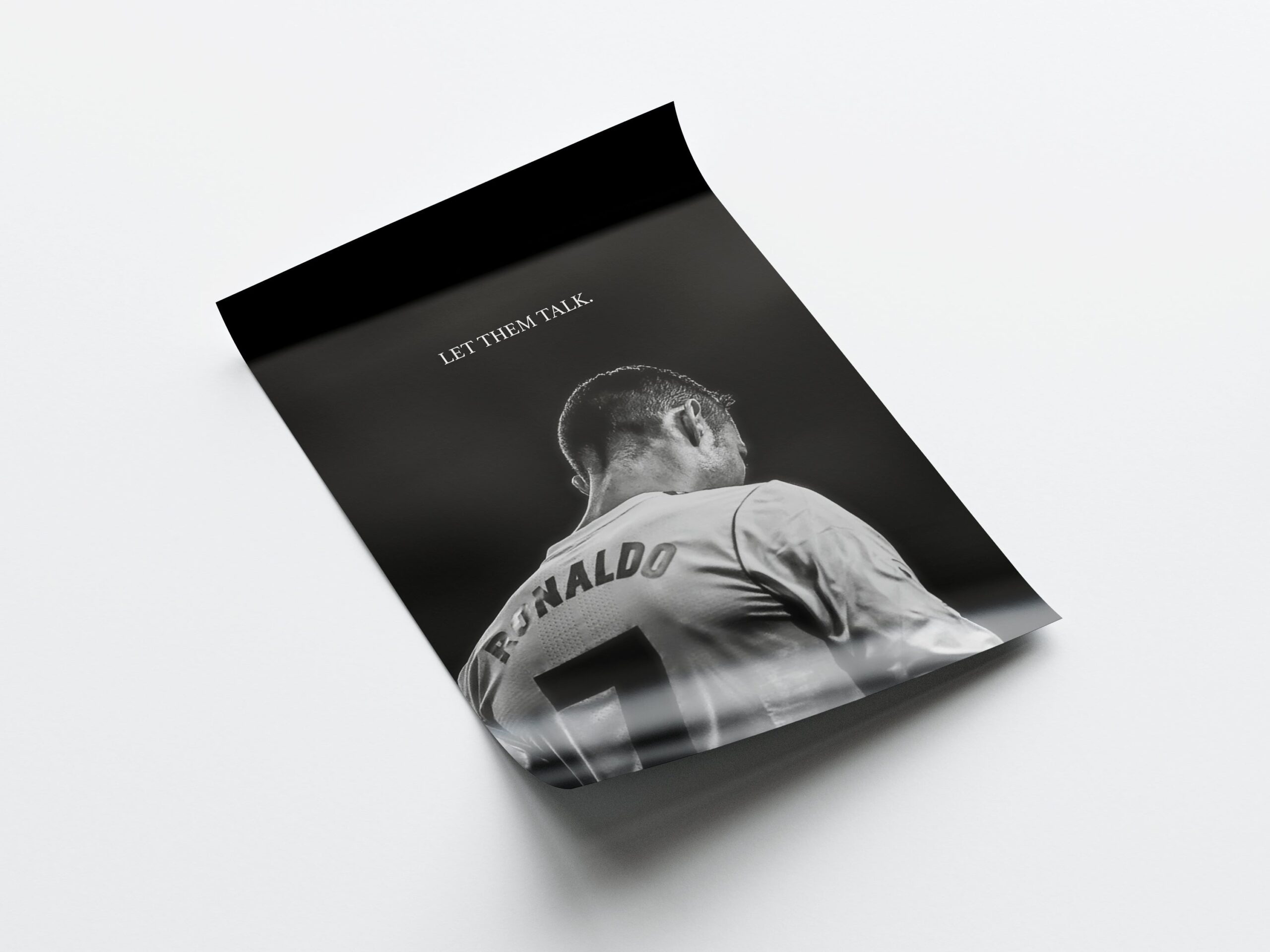 Cristiano Ronaldo 'Let Them Talk' Poster - Image 4