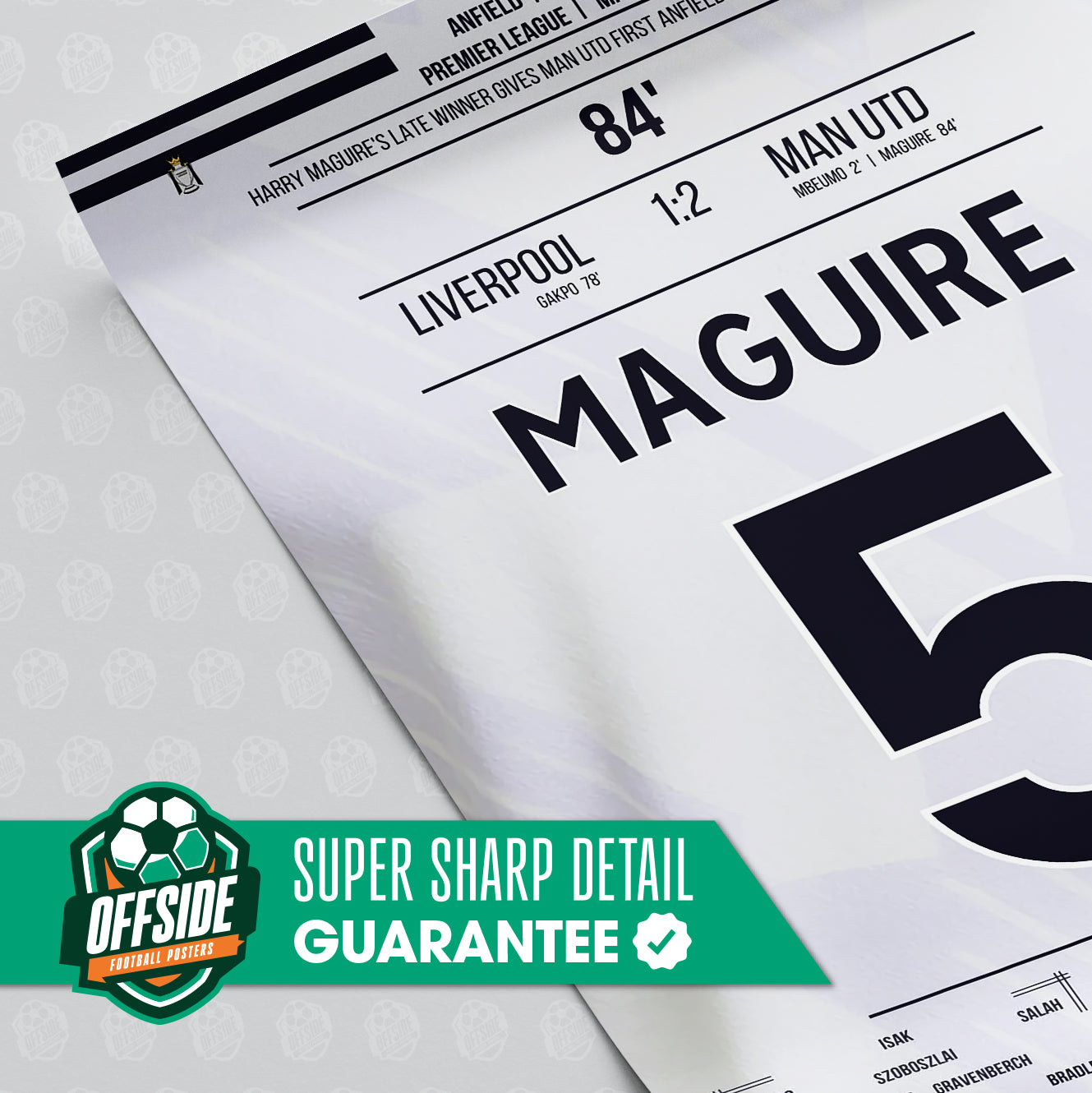 Harry Maguire 'EPL Jersey' Poster - Image 3