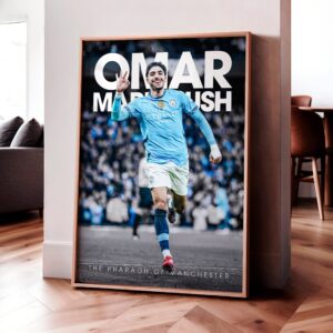 Omar Marmoush 'Pharaoh Of Manchester' Poster