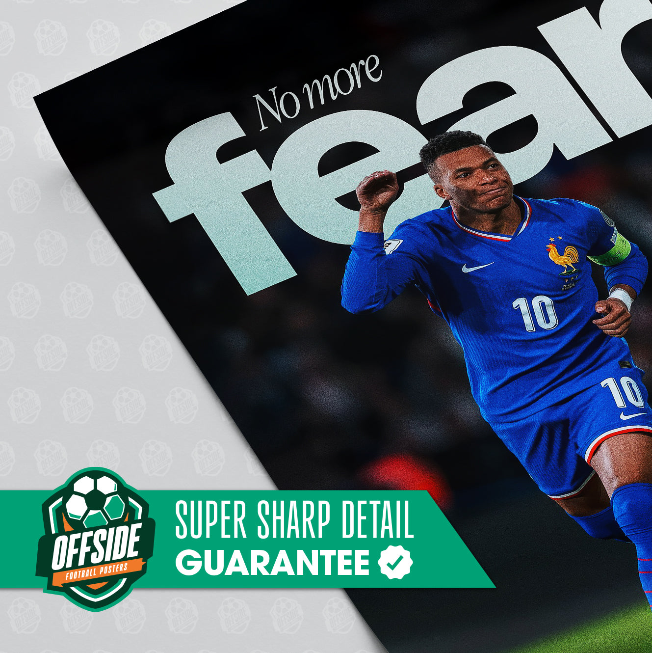 Kylian Mbappe 'No More Fear' Poster - Image 3