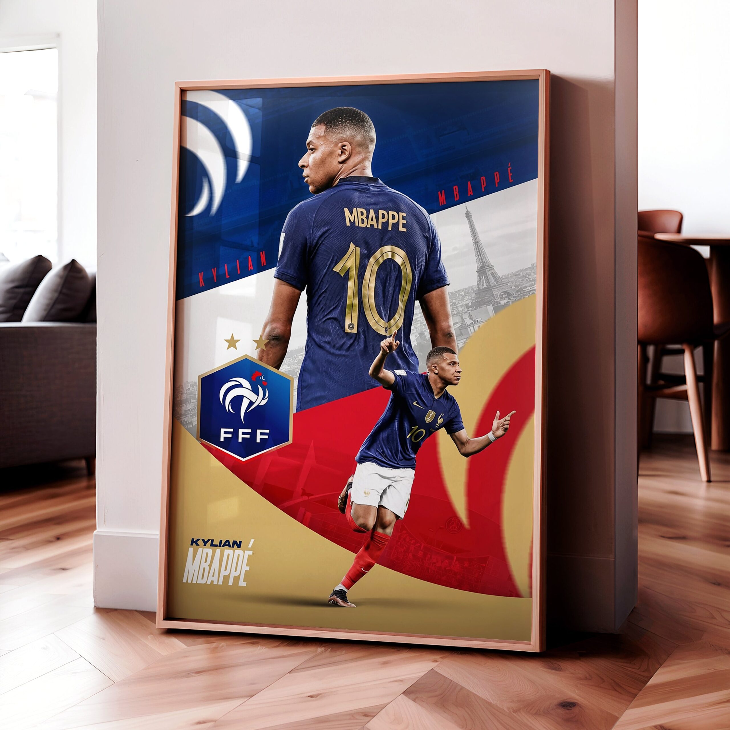 Kylian Mbappe 'France' Poster