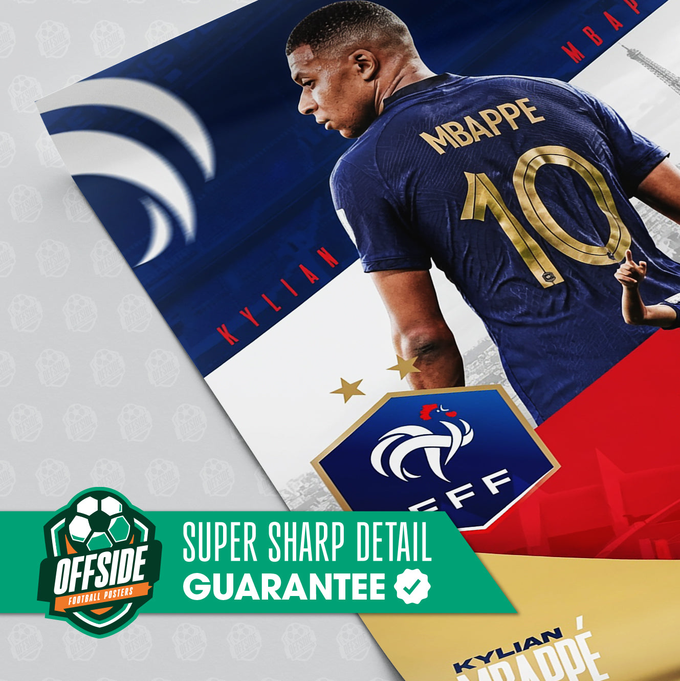 Kylian Mbappe 'France' Poster - Image 3