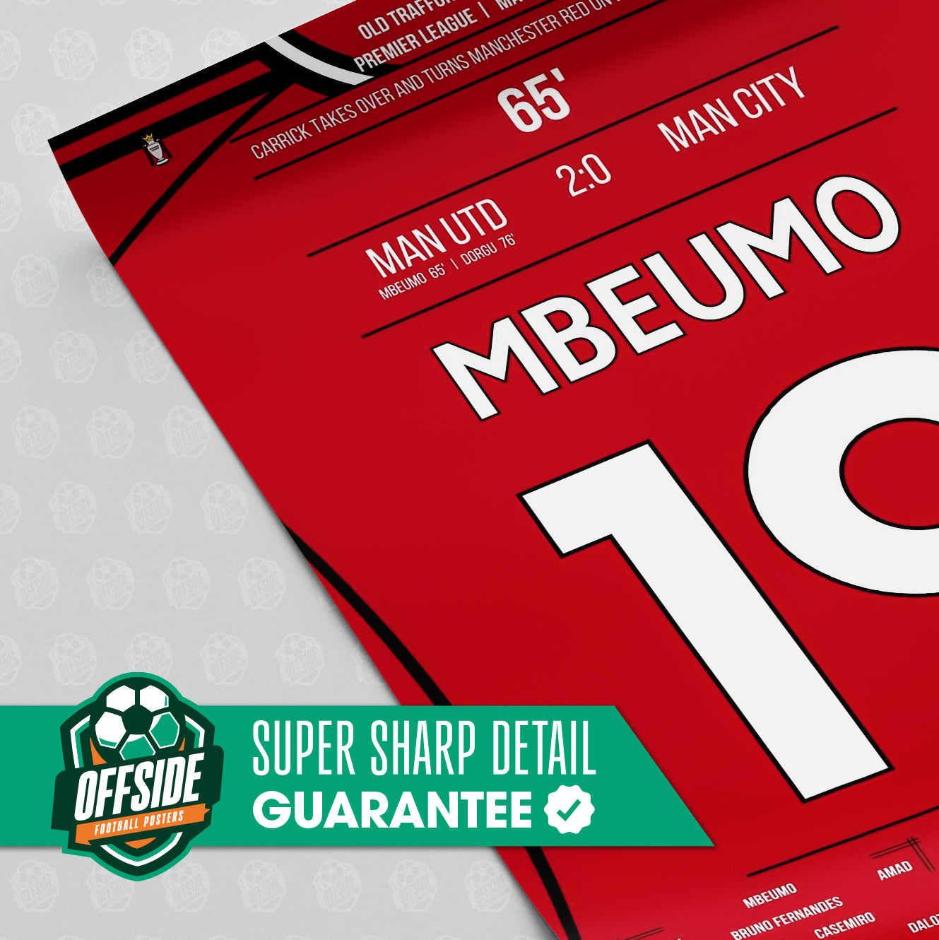 Bryan Mbeumo 'EPL Jersey' Poster - Image 3